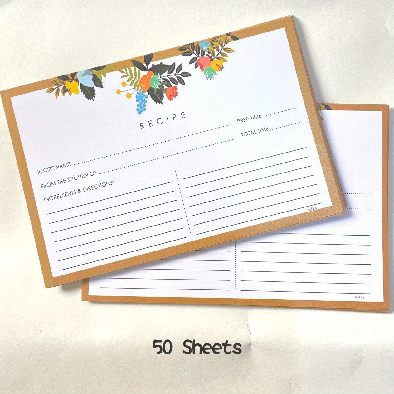 4x6 Recipe Cards: Blank Double-sided Index Cards For Standard Recipe Boxes  - Temu Hungary